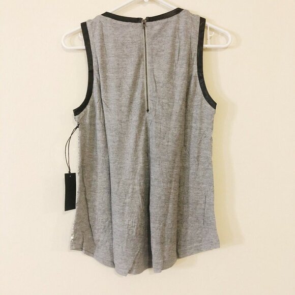Line & Dot REVOLVE Sequin Vegan Leather Tank Top S - Picture 5 of 8